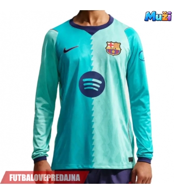 Lacne Muži Futbalové dres Barcelona 2026-27 Dlhy Rukáv - Tretina